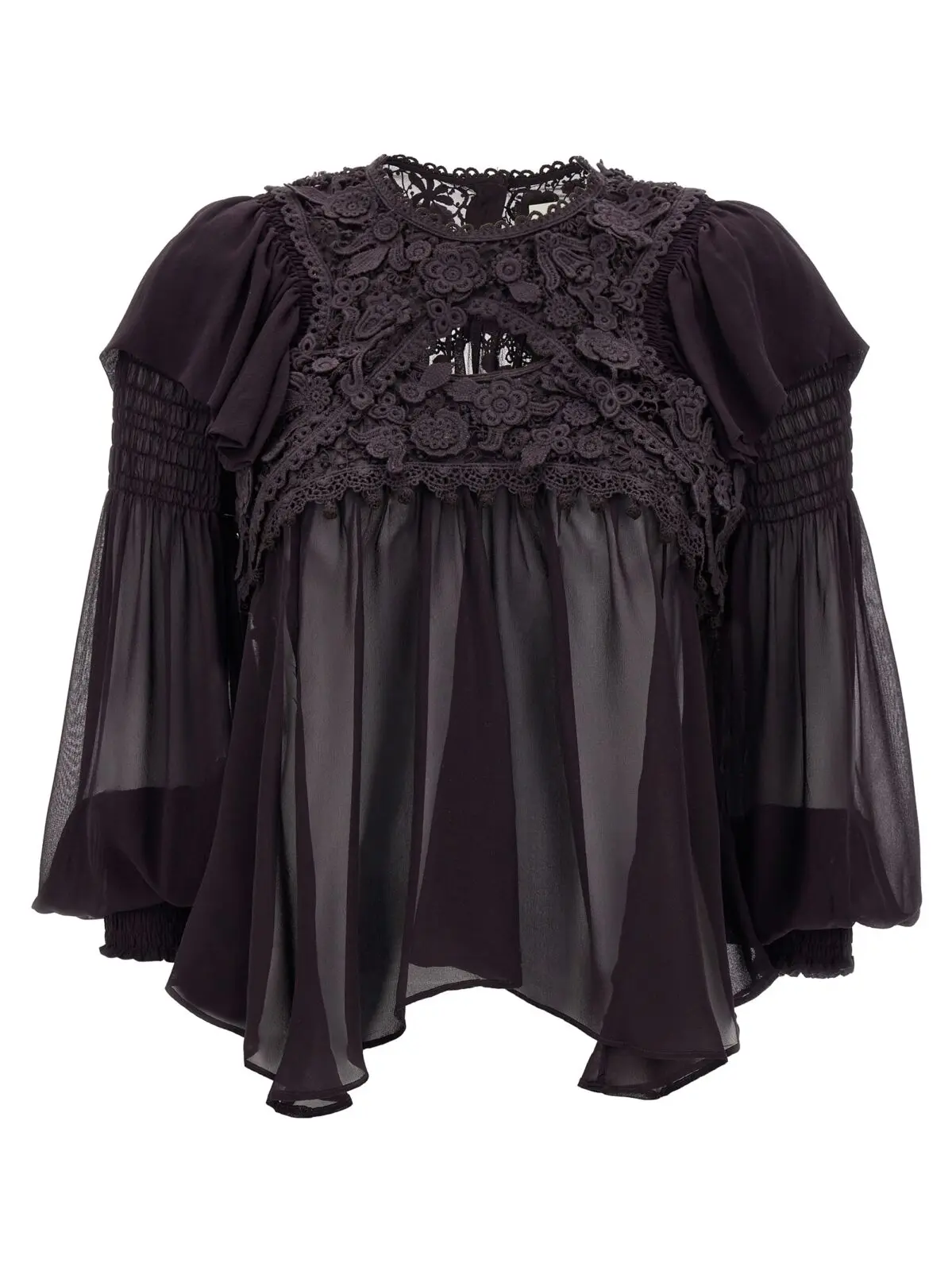 Топ Rokia Isabel Marant Чорний 1 'Rokia' top ISABEL MARANT Black