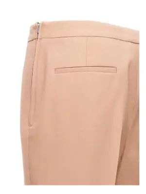 Pleat wool pants 100% wool JIL SANDER Beige