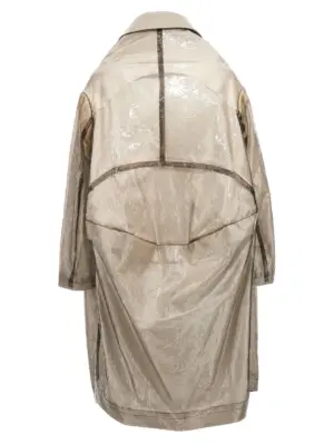 Oversize texture trench coat GKC0030511 COMME DES GARÇONS Gray