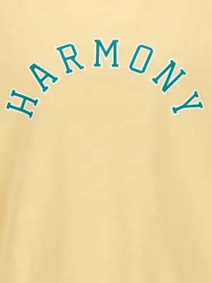 'Sael Varsity' sweatshirt 100% cotton HARMONY Yellow