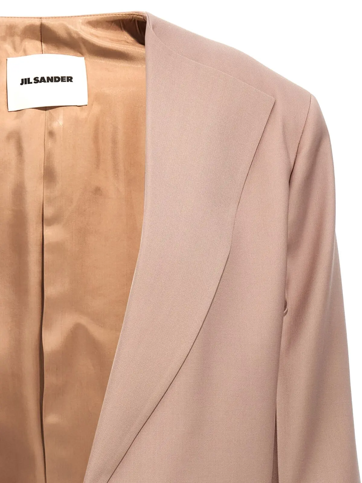 Блейзер Single-breasted Jil Sander Бежевий 3 Single-breasted blazer jacket Woman JIL SANDER Beige