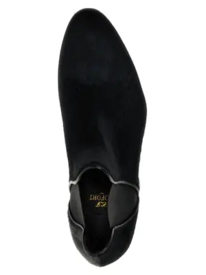 Calf hair ankle boots Man LIDFORT Black