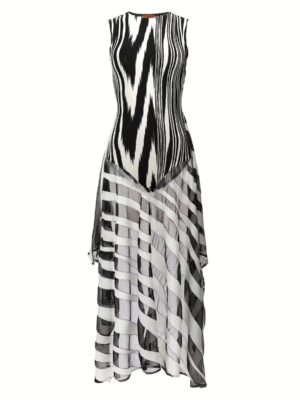 Tray patterned bodysuit MISSONI White/Black