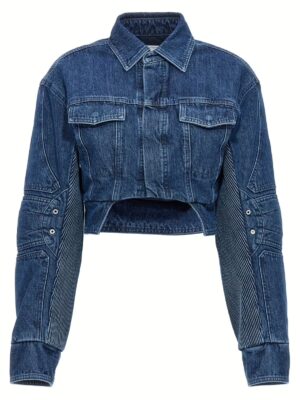 'Motorcycle' denim jacket OFF-WHITE Blue