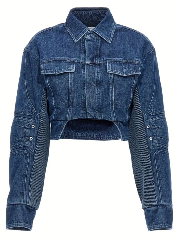 'Motorcycle' denim jacket OFF-WHITE Blue