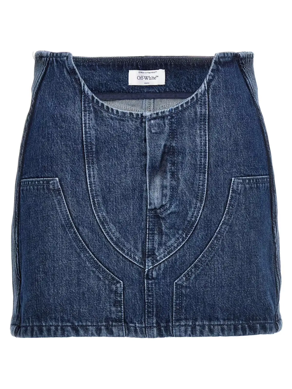 Спідниця Motorcycle miniskirt Off-White Синій 1 'Motorcycle' miniskirt OFF-WHITE Blue