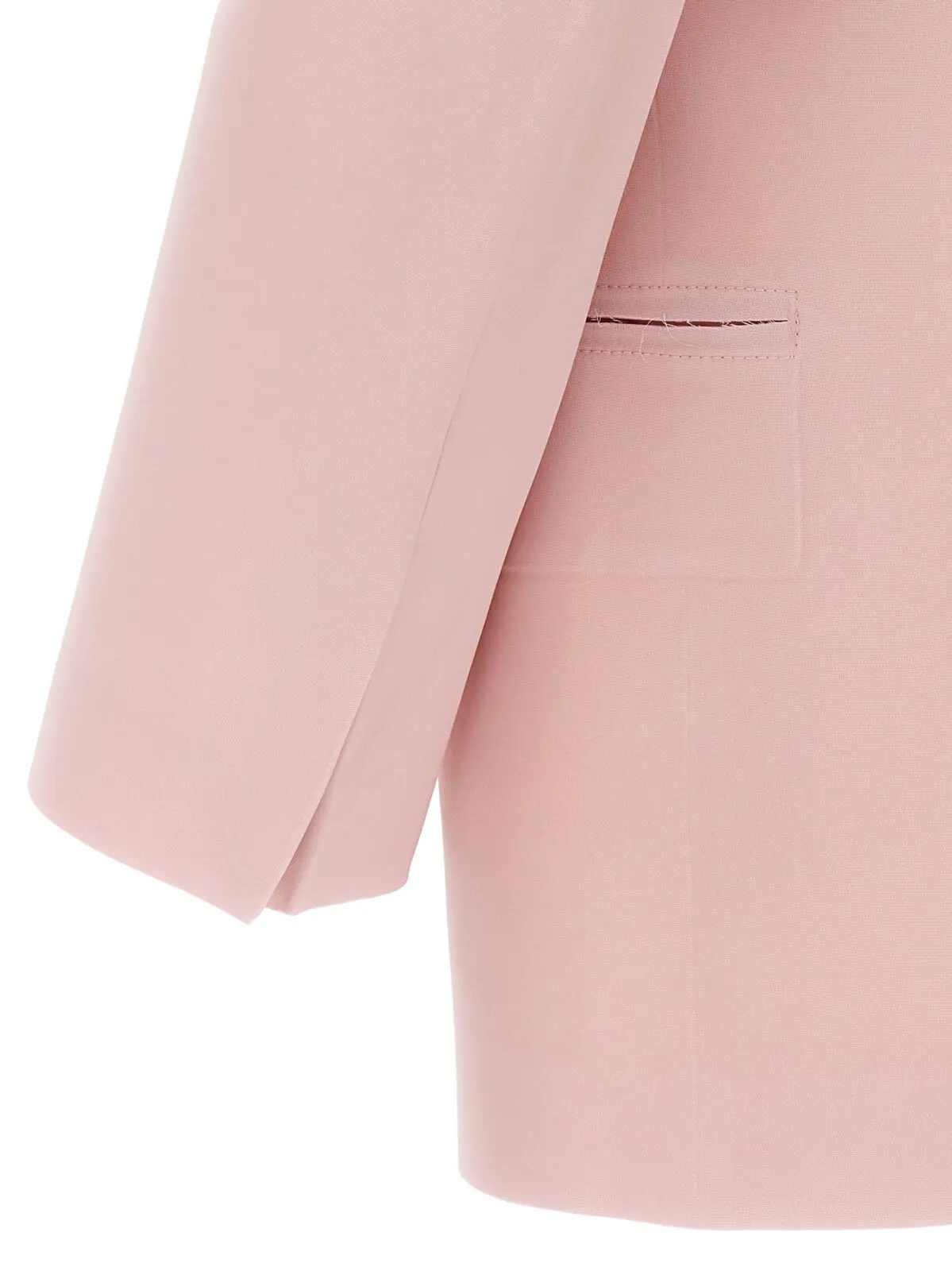 Блейзер Single-breasted Victoria Beckham Рожевий 4 Single-breasted blazer jacket 60% acetate 40% viscose VICTORIA BECKHAM Pink
