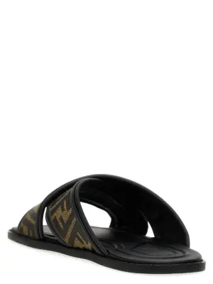 Logo slides 7X1548AJZEF0R7R FENDI Black