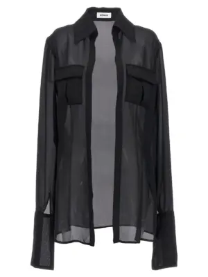 'Georgette' shirt MONOT Black