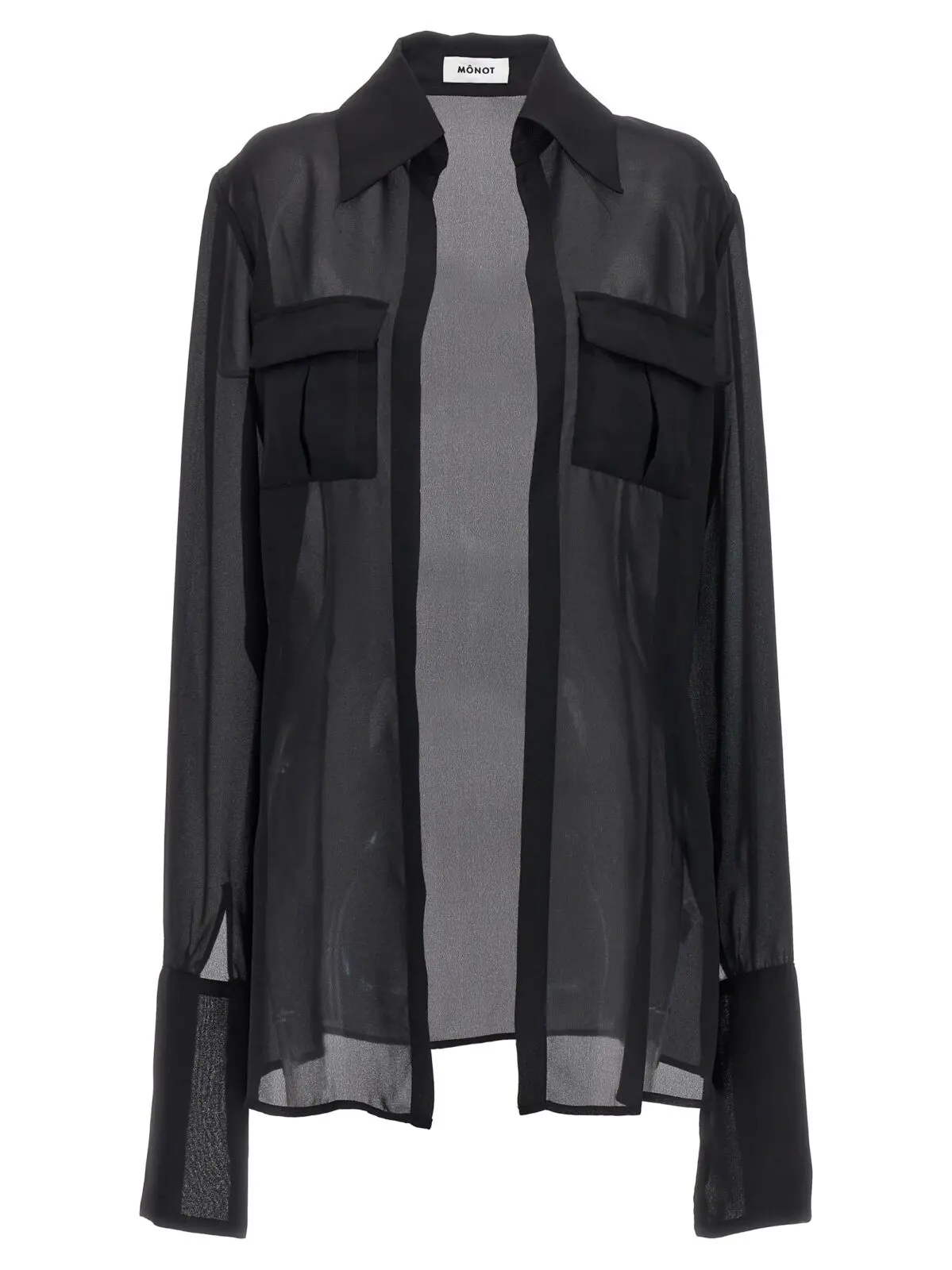 Сорочка Georgette Monot Чорний 1 'Georgette' shirt MONOT Black