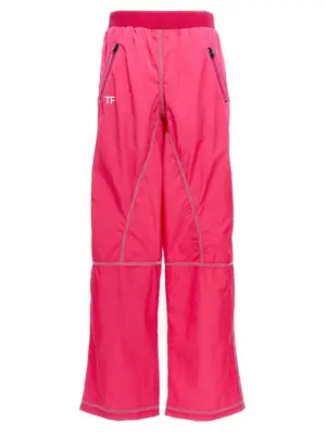 Logo nylon pants TOM FORD Fuchsia
