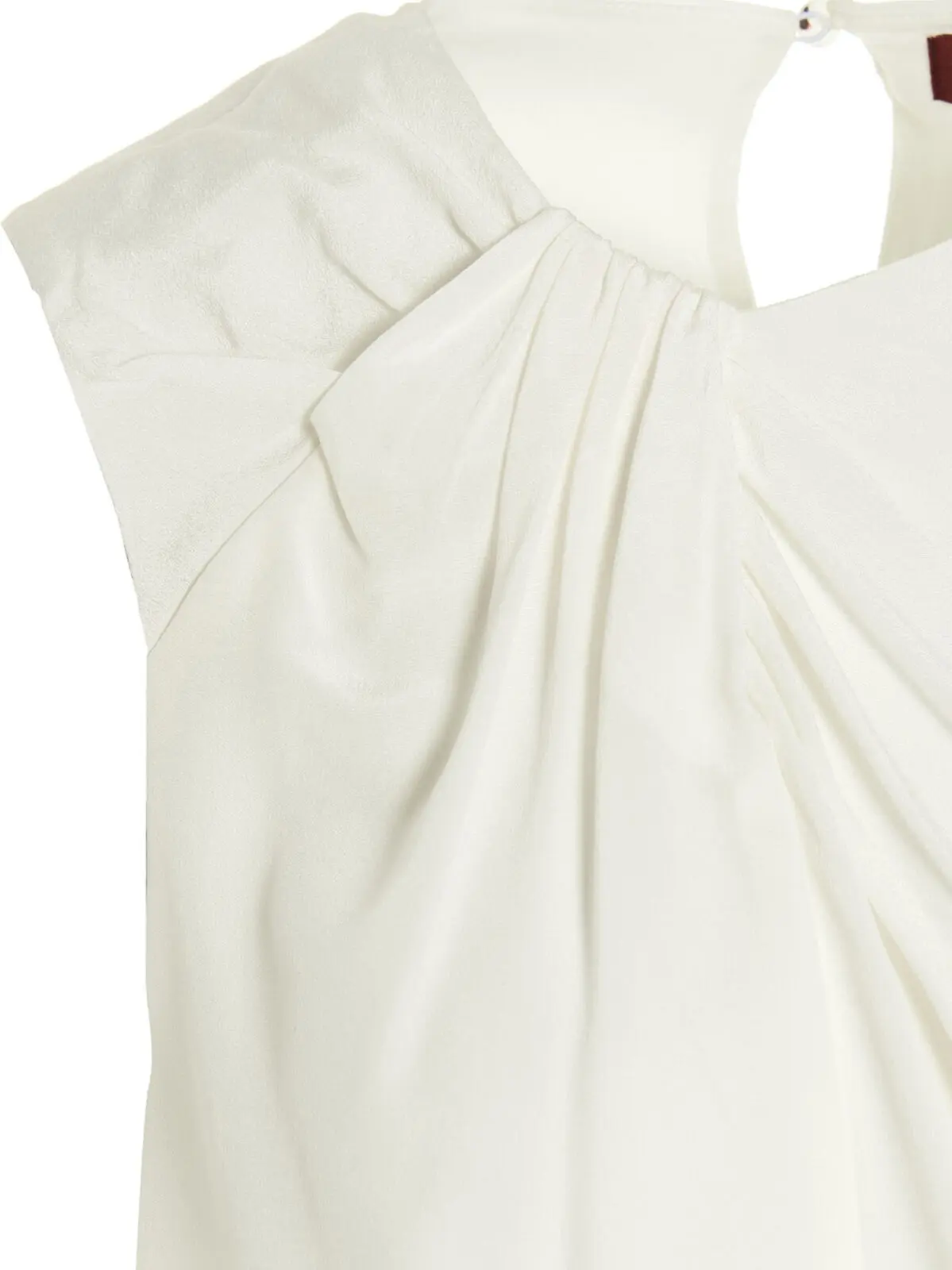 Топ Baylda Max Mara Studio 4 'Baylda' top 100% silk MAX MARA STUDIO White
