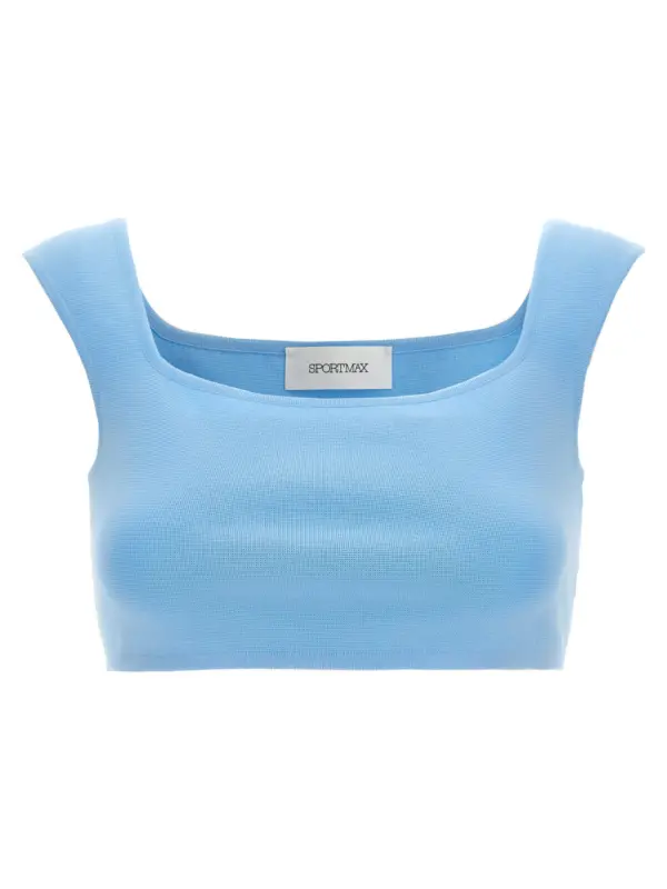 'Fulmine’ top SPORTMAX Light Blue