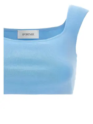 'Fulmine’ top Woman SPORTMAX Light Blue