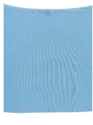 'Fulmine’ top 100% cotton SPORTMAX Light Blue