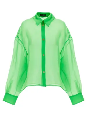 Organdy 80s shirt A.W.A.K.E. MODE Green