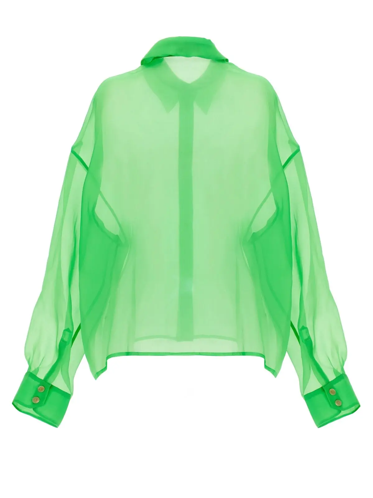 Сорочка Organdy 80s A.W.A.K.E. Mode Зелений 2 Organdy 80s shirt T03GT14GREEN A.W.A.K.E. MODE Green