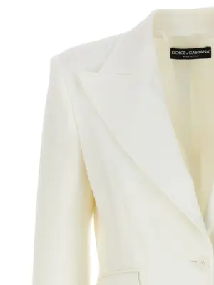 Turlington blazer Woman DOLCE & GABBANA White