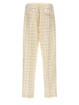 Checkered pants US1C4501IVORYCK UNDERCOVER White/Black