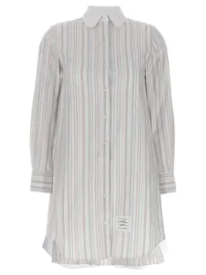 Striped shirt dress THOM BROWNE Multicolor
