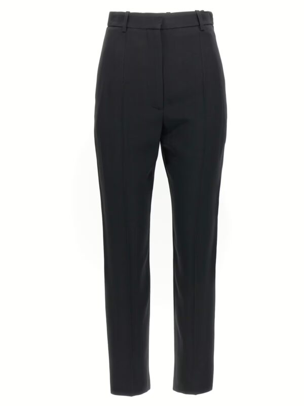Crêpe cigarette pants ALEXANDER MCQUEEN Black