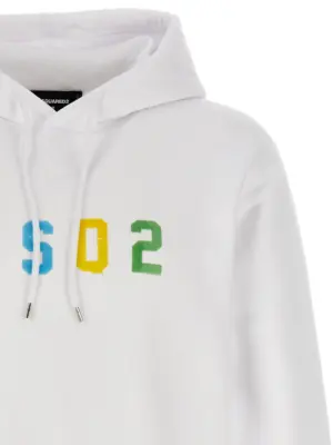 'Cool Fit' hoodie Man DSQUARED2 White