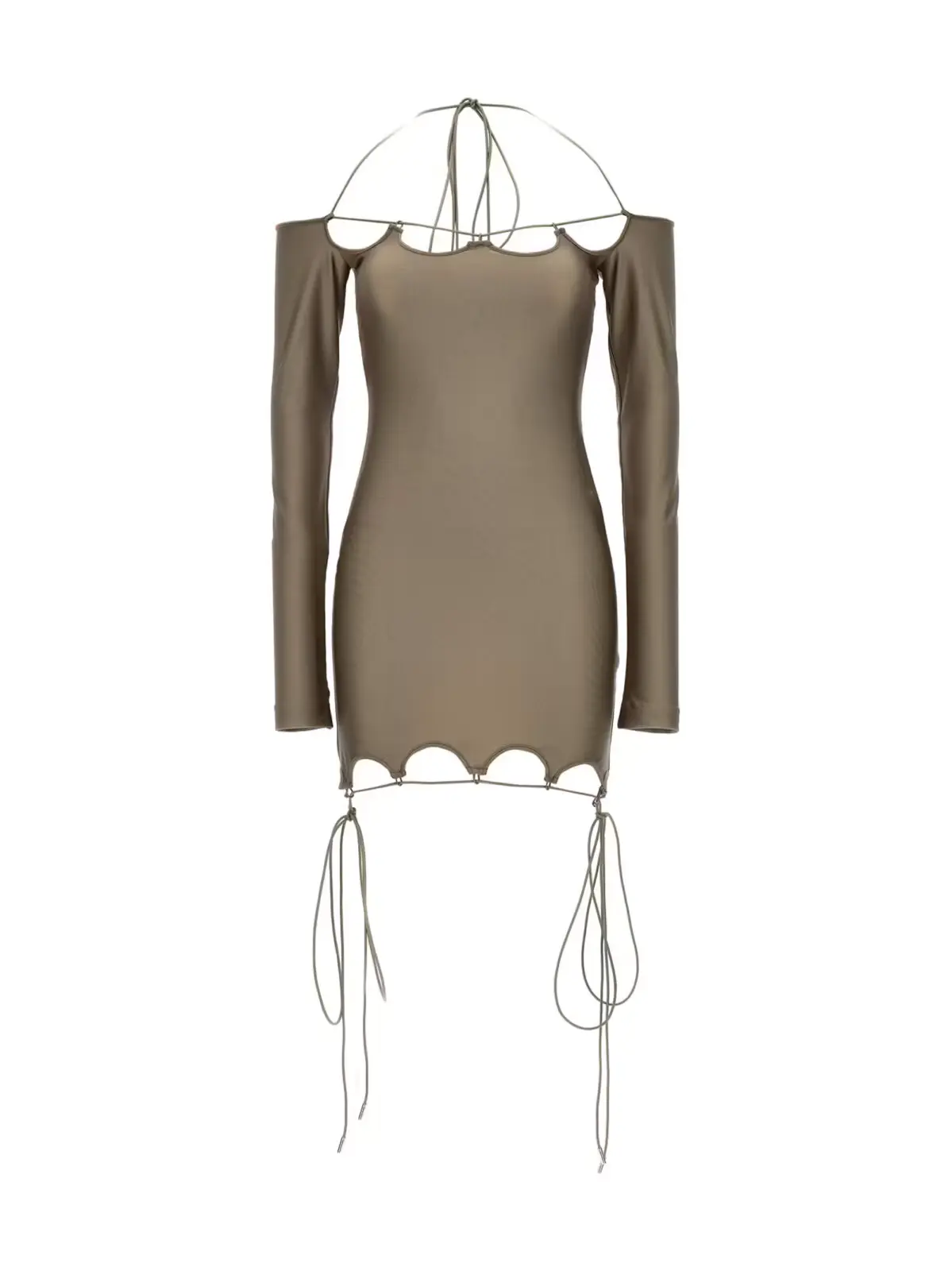 Сукня Lyna The Attico Коричневий 1 'Lyna' dress THE ATTICO Brown