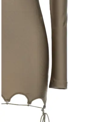 'Lyna' dress 238WCA229PA44390 THE ATTICO Brown