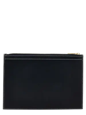 Small document pouch MAC019LL0044415 THOM BROWNE Blue