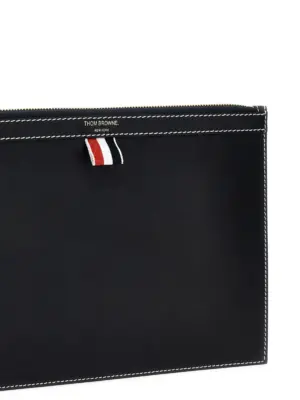 Small document pouch Man THOM BROWNE Blue