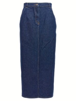 Denim skirt MAGDA BUTRYM Blue