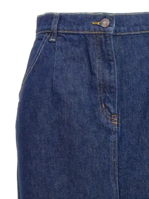 Denim skirt Woman MAGDA BUTRYM Blue