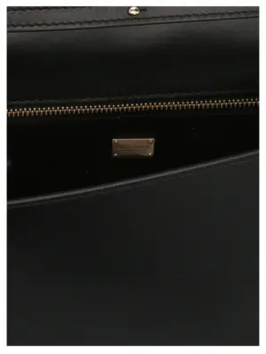 Logo crossbody bag 100% calf leather (bos taurus) DOLCE & GABBANA Black