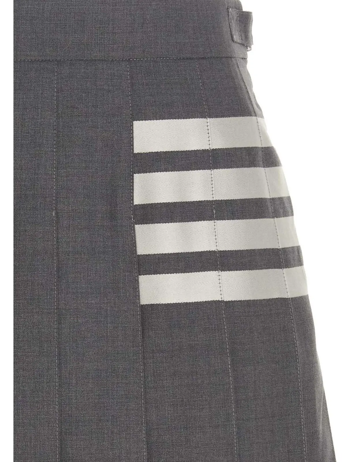 Спідниця Thom Browne 4 bar Сіра 3 '4 bar’ skirt Woman THOM BROWNE Gray