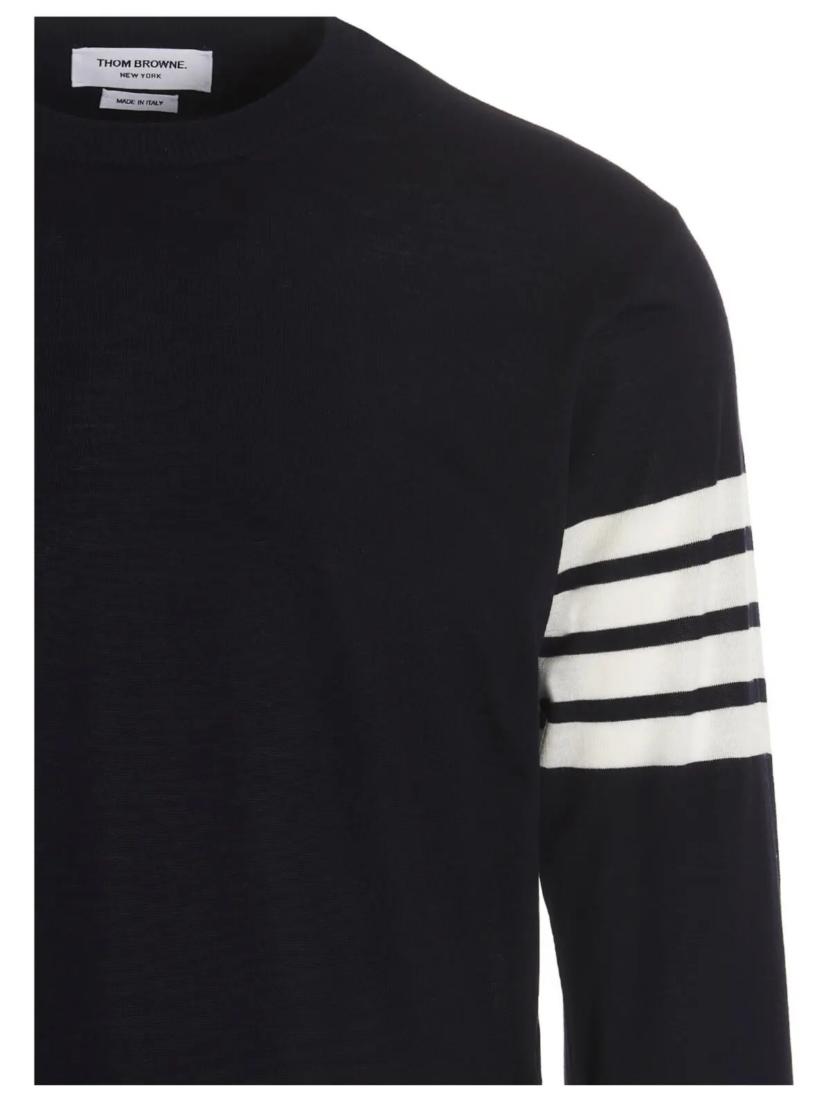 Светр Thom Browne 4 bar Синій 3 '4 bar' sweater Man THOM BROWNE Blue