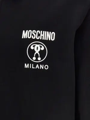 Double Question Mark hoodie Fall Winter 2023/2024 MOSCHINO White/Black