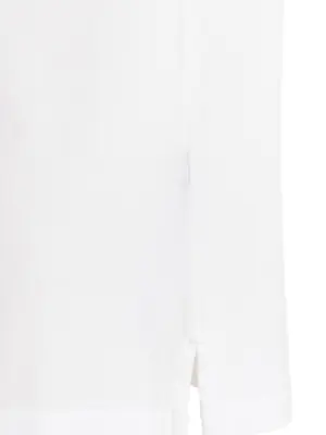 Piqué cotton polo shirt 100% cotton TOM FORD White