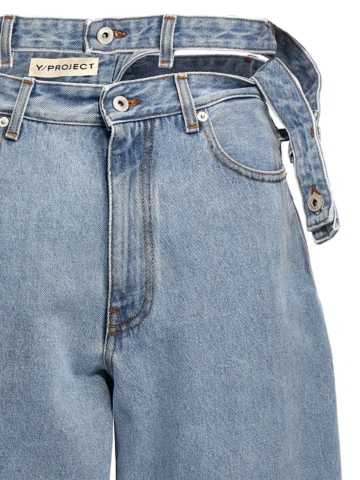 Джинси Y/Project Evergreen Блакитні 3 'Evergreen' jeans Woman Y/PROJECT Light Blue