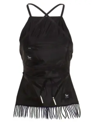 'Checked scarf' top 22112192 1/OFF Multicolor