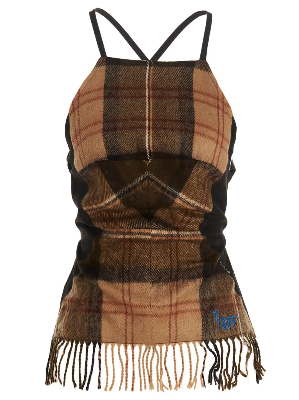 Топ з візерунком Checked scarf 1/Off Багатокольоровий 3 'Checked scarf' top Woman 1/OFF Multicolor