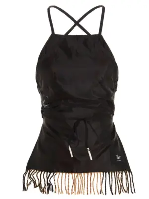 'Checked scarf' top 100% wool 1/OFF Multicolor