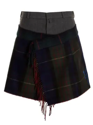 'Check Scarf Reworked' skirt Fall Winter 2022/2023 1/OFF Multicolor