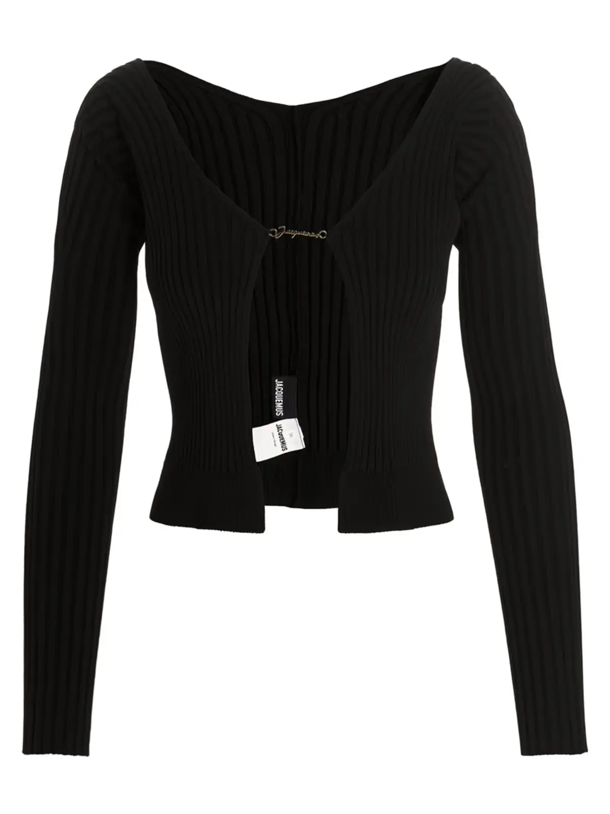Кардиган Jacquemus Le Maille Pralu Longue Чорний 1 'Le Maille Pralu Longue' cardigan JACQUEMUS Black