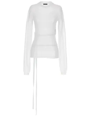 'Blion' sweater ANN DEMEULEMEESTER White