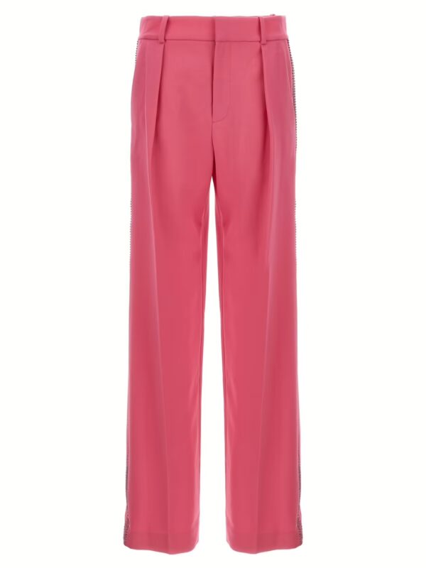 'Crystal Embellished' pants AREA Fuchsia