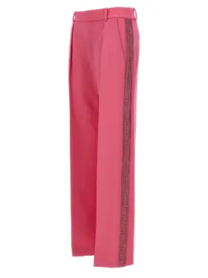 'Crystal Embellished' pants Woman AREA Fuchsia