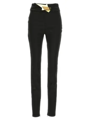 'High Wasted Star Stud' leggings AREA Black