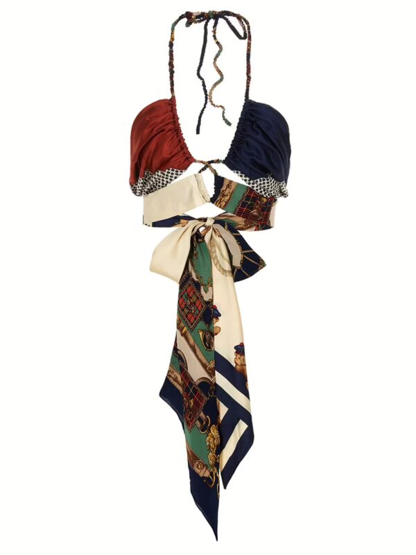 Top 'Designer Scarf' 1/OFF Multicolor