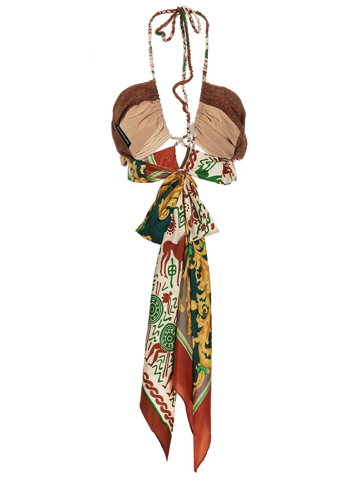 Топ 1/Off 'Designer Scarf' Багатокольоровий 6 Top 'Designer Scarf' Clothing 1/OFF Multicolor