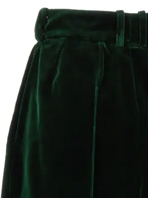 'Boyfriend' pants 100% cotton ALEXANDRE VAUTHIER Green